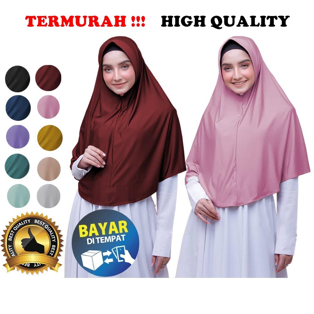 Auzara Silfa Jersey Jilbab Instan Khimar Jumbo / Jilbab Instan Jumbo Syari / Kerudung Syari Jumbo / Hijab Syari Jumbo / Bergo Syari Jumbo / Khimar Syari Jumbo / Kerudung Jumbo
