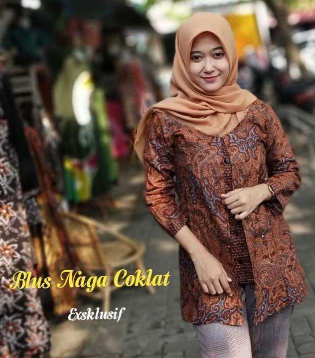 Blouse Batik Atasan Batik Wanita BC003