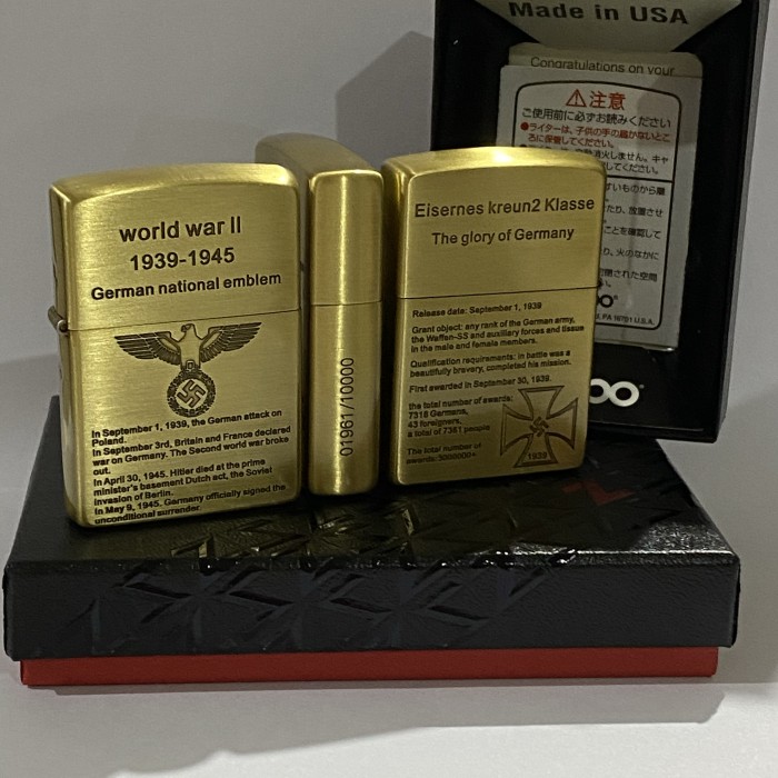 Original Zippo World War Ii Sides Limited Edition