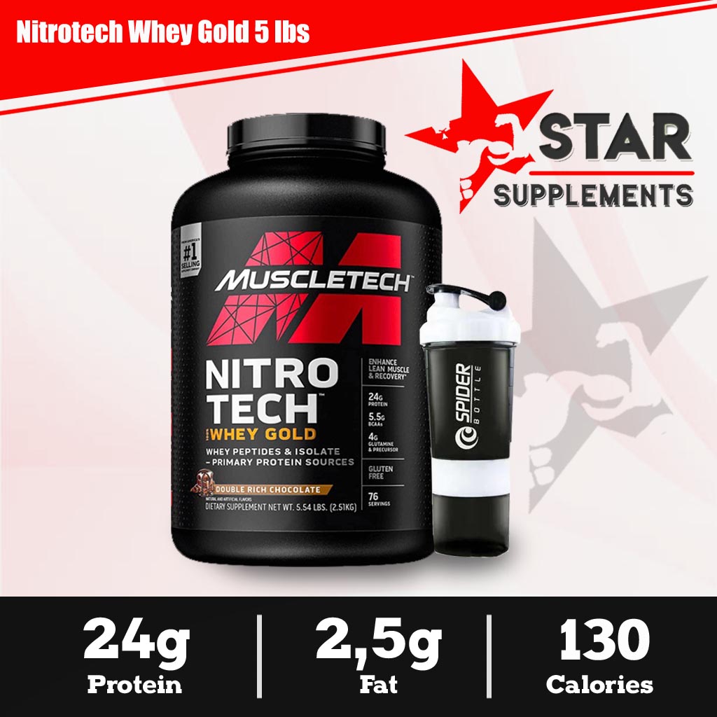 Muscletech Nitrotech Whey Gold 5 Lbs 5lbs 5 Lb 5lb Bpom Lazada Indonesia 2334