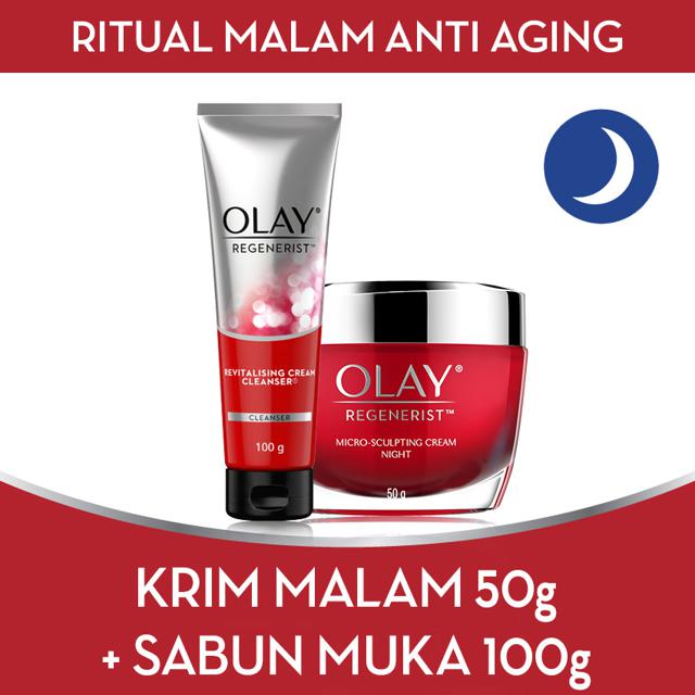 olay regenerist cream malam