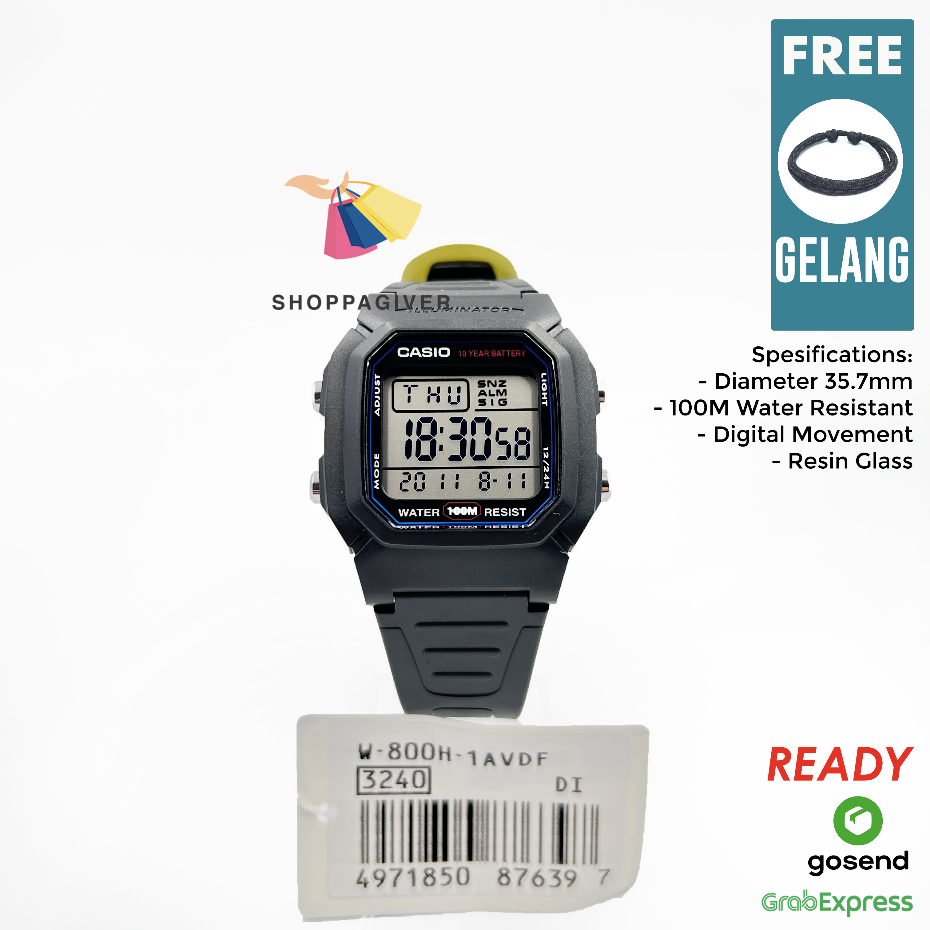 Jam Tangan Casio Digital Casio W800h Manual JAM TANGAN PRIA CASIO