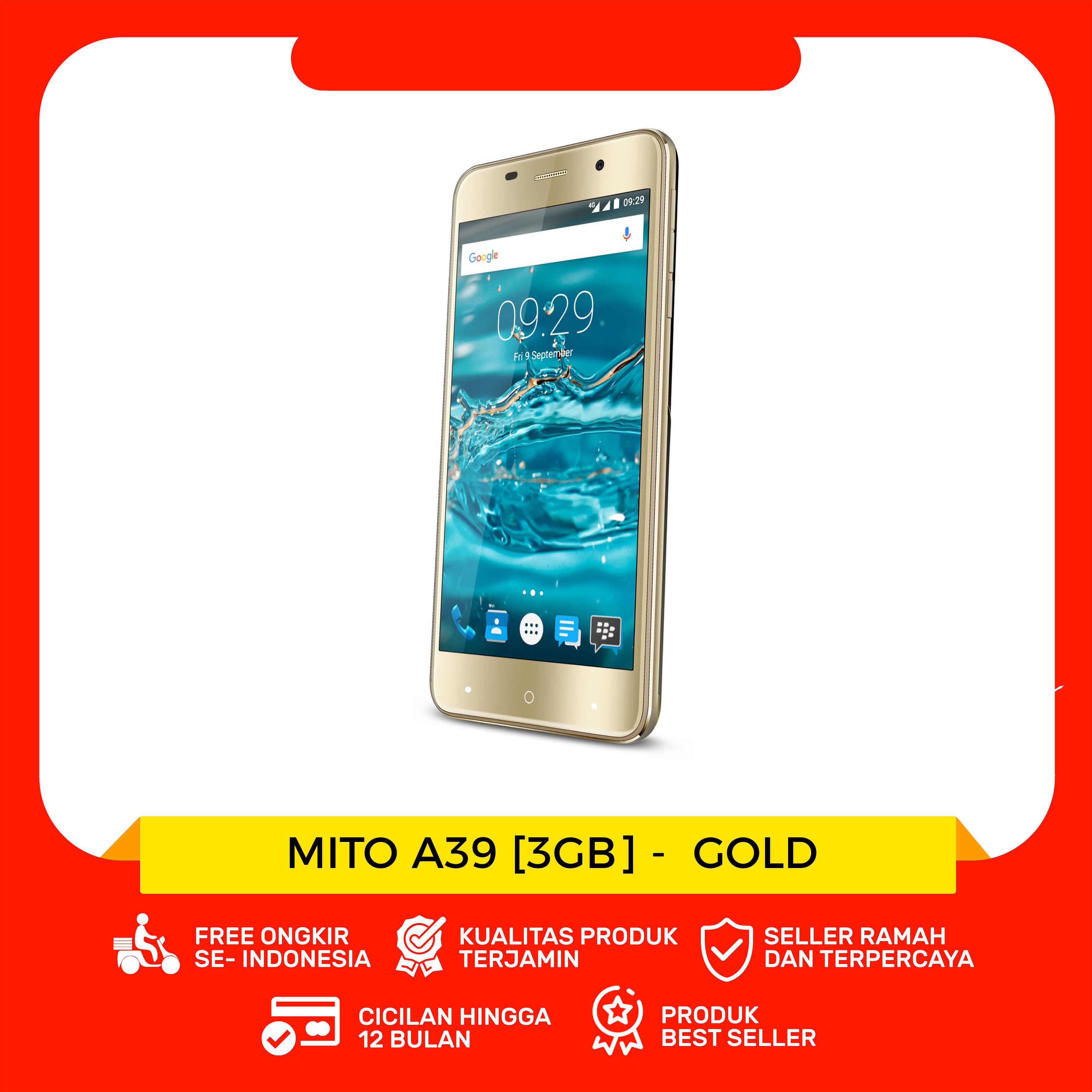 Mito Fantasy A39 Smartphone Black 32 Gb 3 Gb Lazada Indonesia