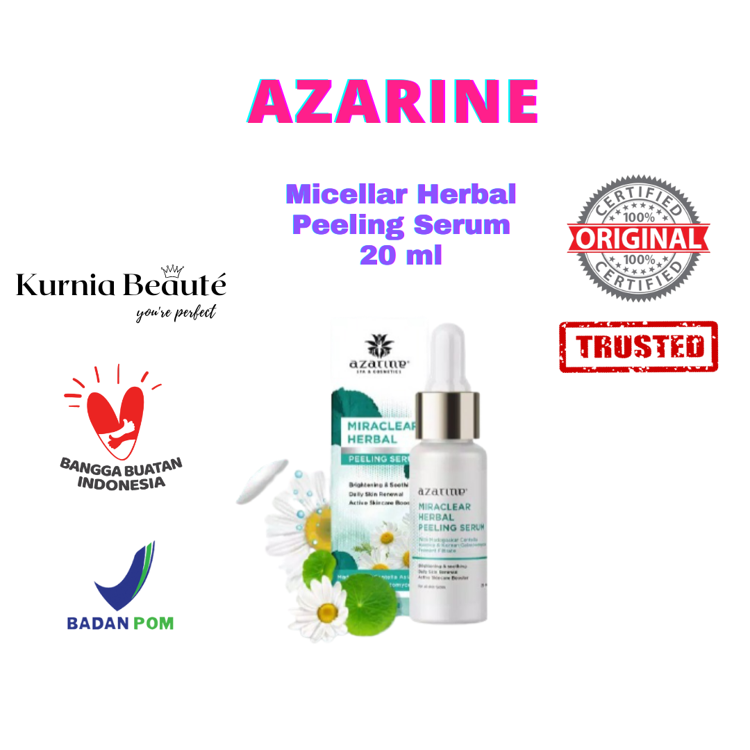 [BPOM] AZARINE AHA BHA MIRACLEAR HERBAL PEELING SERUM | ORIGINAL BY ...