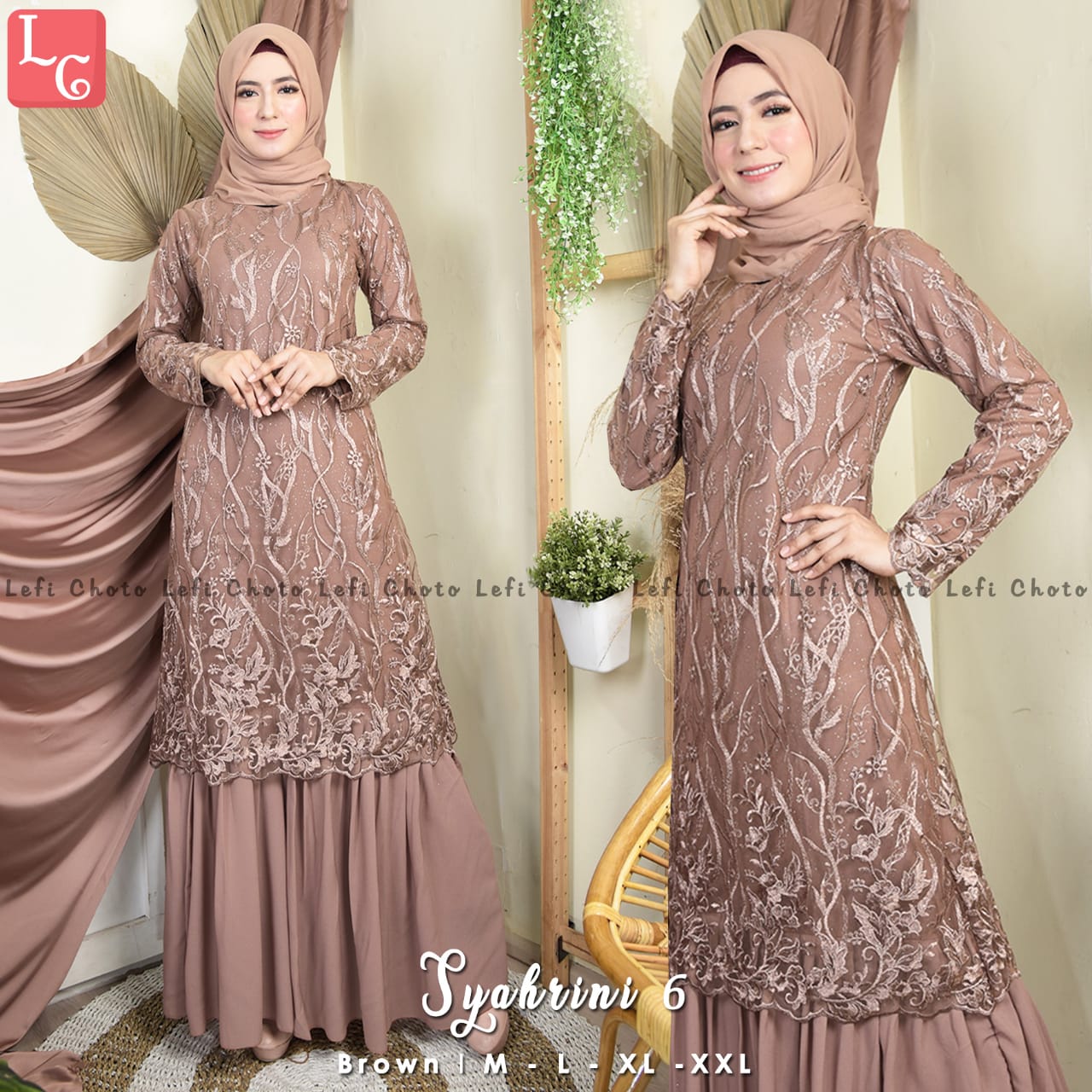 Gamis Syahrini Gamis Pesta Kebaya Terbaru Real Pict Lazada Indonesia