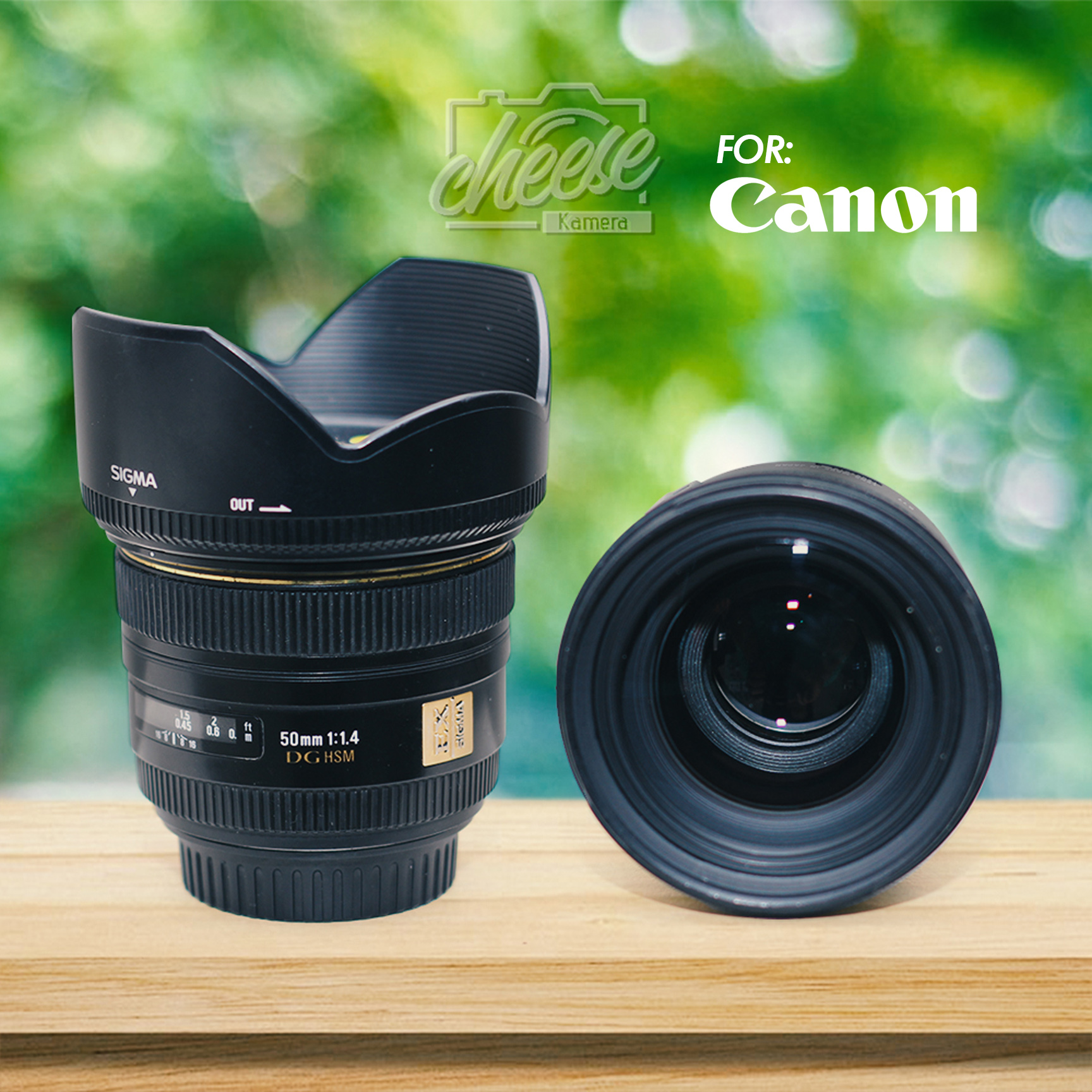 LENSA FIX SIGMA 50MM DG HSM FOR CANON MULUS NO JAMUR MURAH