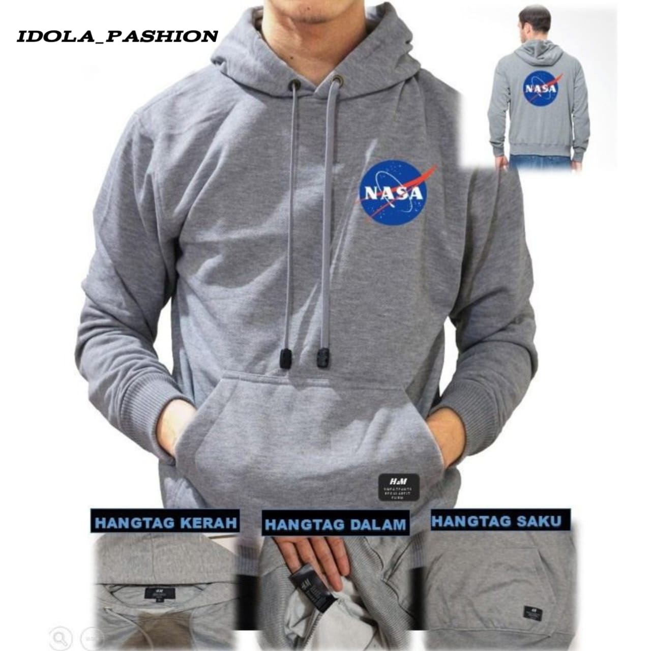 Tag hoodie h best sale & m nasa original