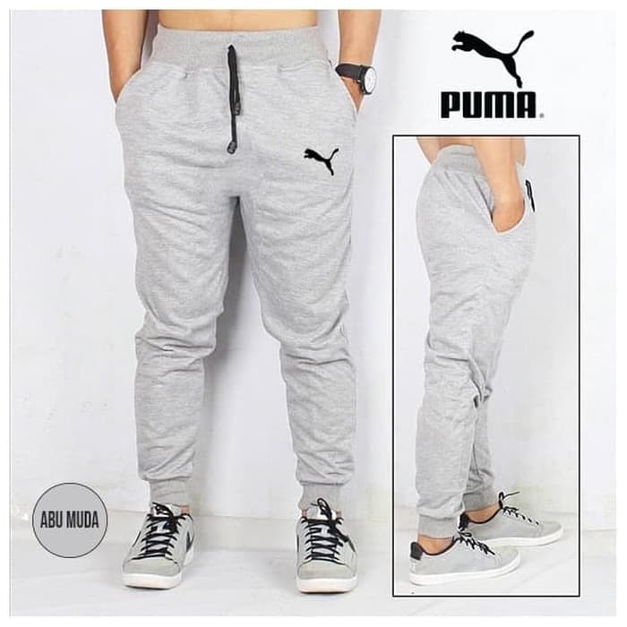 puma joggers dark grey