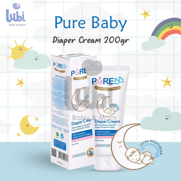 PURE BABY DIAPERS CREAM 200 GR Lazada Indonesia
