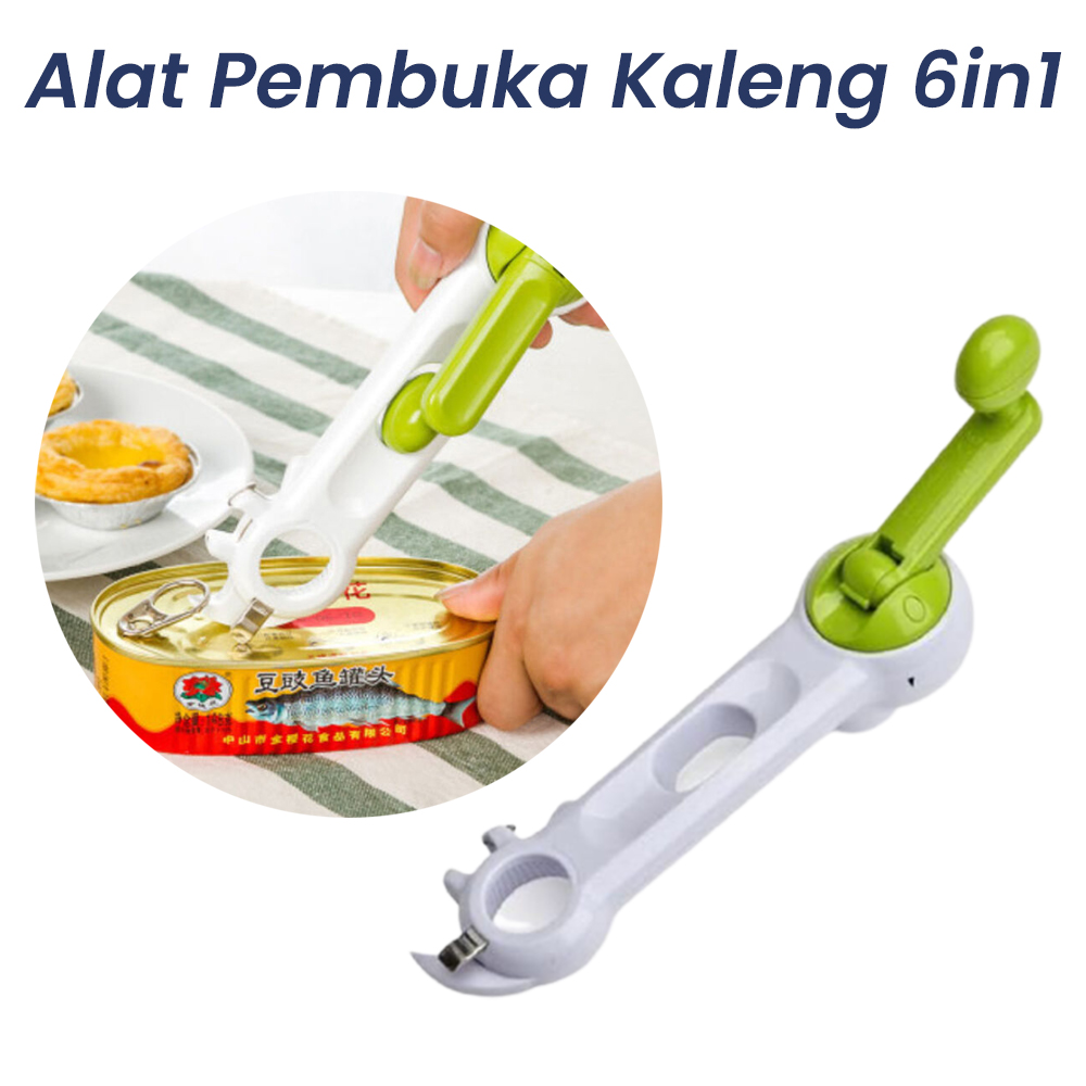 Alat Pembuka Kaleng 6in1 Pembuka Botol Multifungsi Can Do It Lazada Indonesia 6579