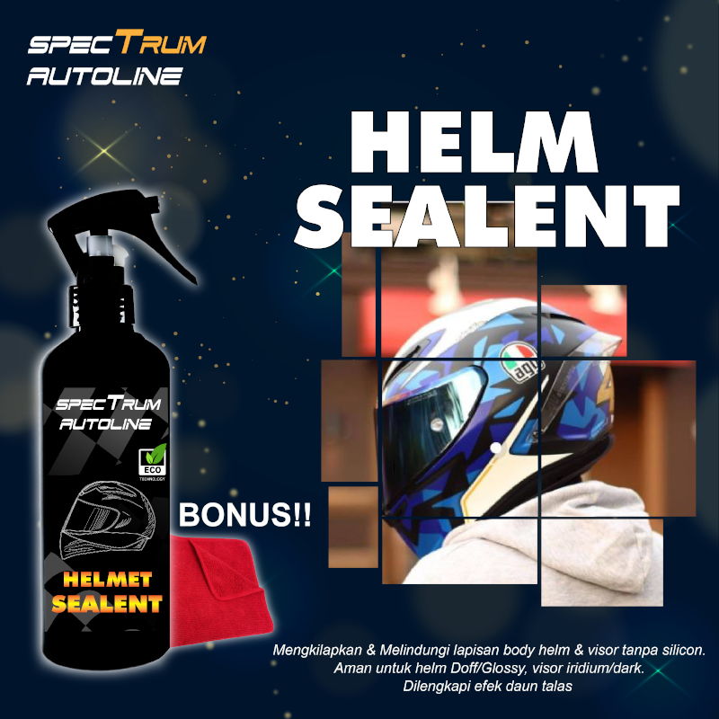 HELM SEALENT NANO CERAMIC COATING BODY HELM VISOR EFEK DAUN TALAS Lazada Indonesia