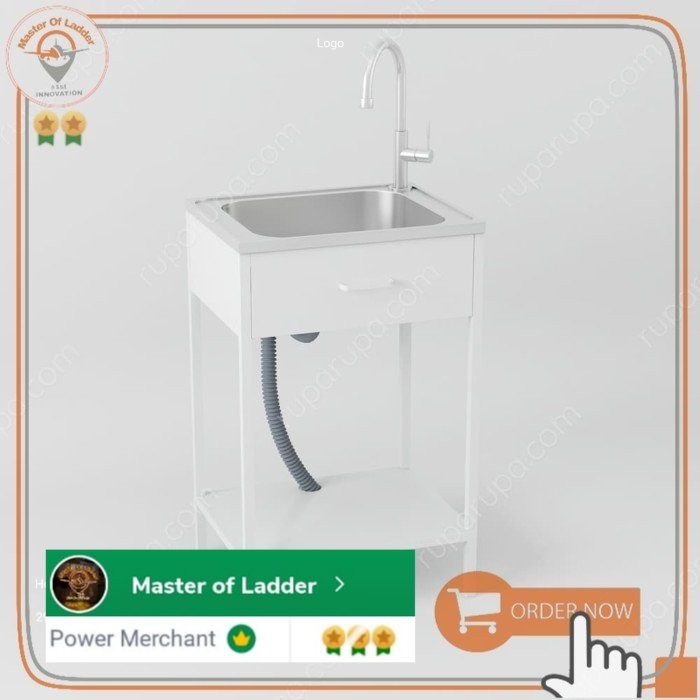 Informa Snowy Bak Cuci Piring Portable Westafel kitchen Sink silver ...