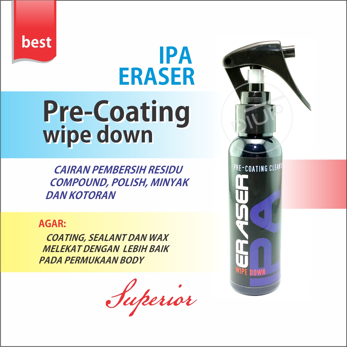 IPA wipedown Eraser Pre Coating | Lazada Indonesia