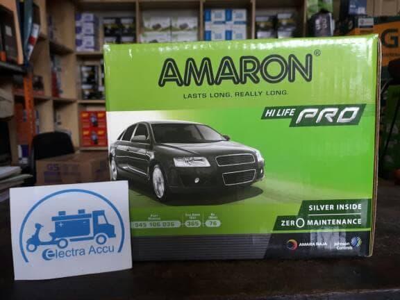 GARANSI 1 TAHUN Aki Mobil Ford Fiesta DIN 45 Aki kering Amaron