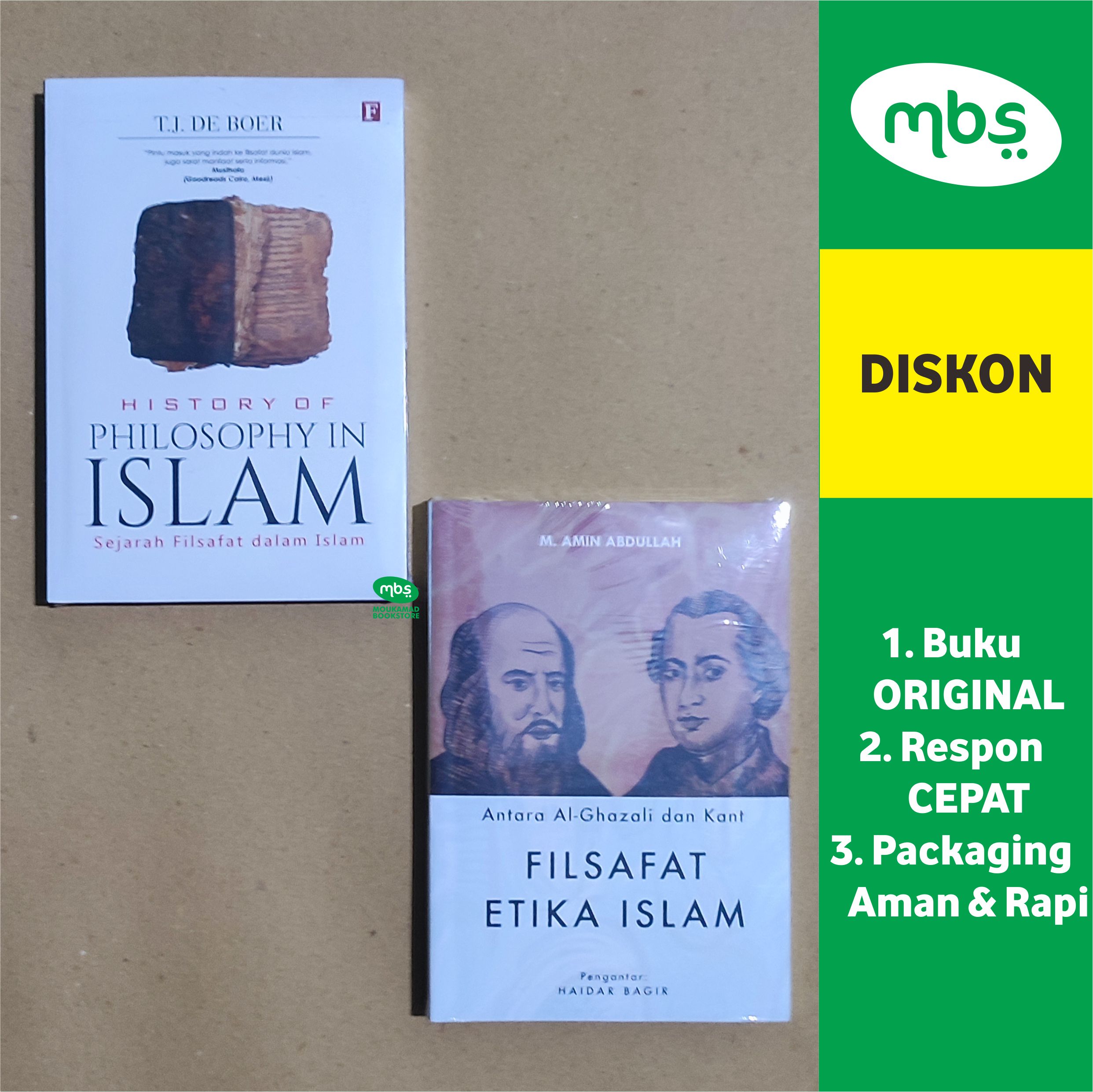 PAKET BUKU SEJARAH FILSAFAT DALAM ISLAM & FILSAFAT ETIKA ISLAM | Lazada ...