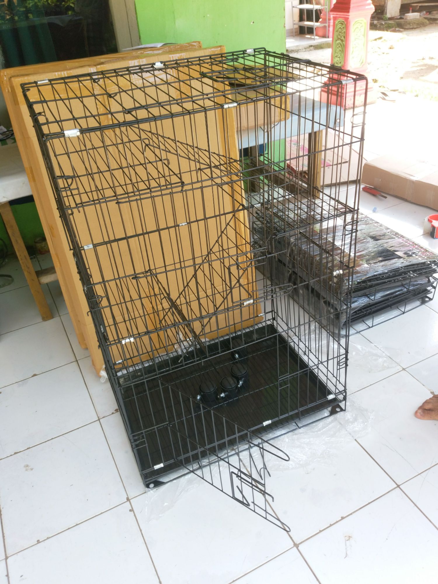 Kandang Kucing Tingkat Size 60x45x90 Lazada Indonesia