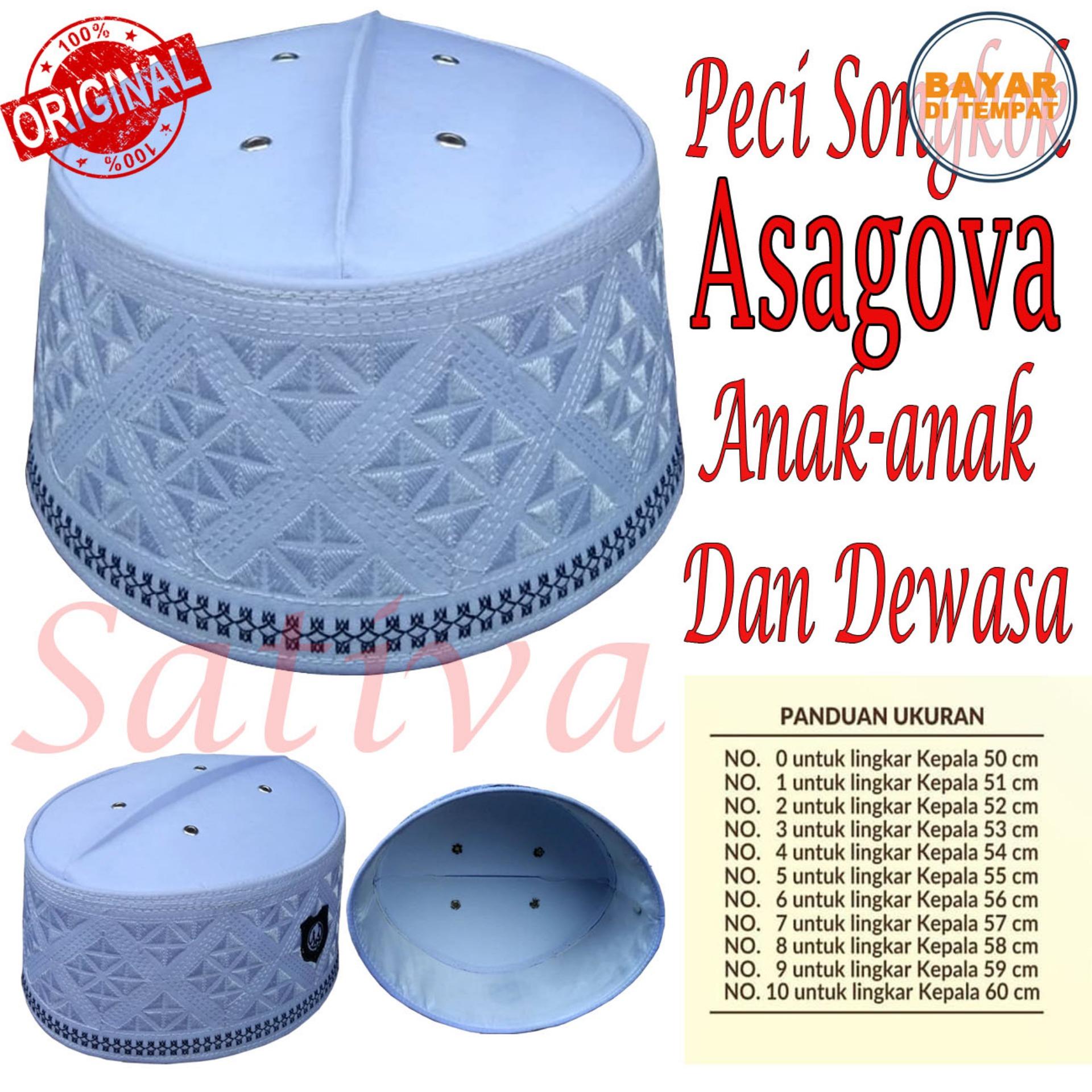 Peci Asagofah / Peci Songkok Exclusif - Anak-Anak Dan Dewasa - Handmade Gresik