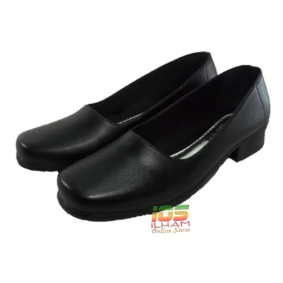 Vinus V.04 Sepatu Pantofel Wanita Guru Kerja Kantor Hak 3cm Size 37-41