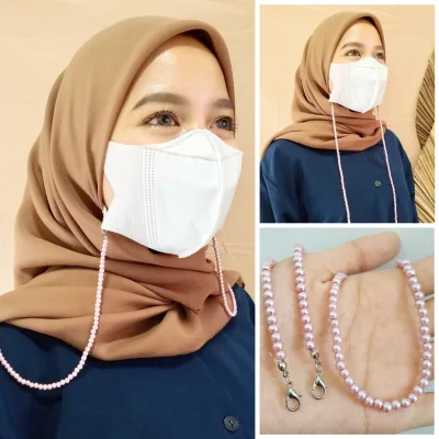 Strap Masker - Kalung Masker - Tali Masker Mutiara Premium Aksesoris Fashion - A142