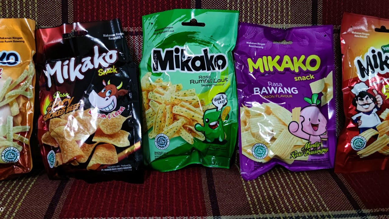 Mikako Snack Aneka Rasa 10 bks x 22 gr - Snack keripik Mikako 5 Rasa ...