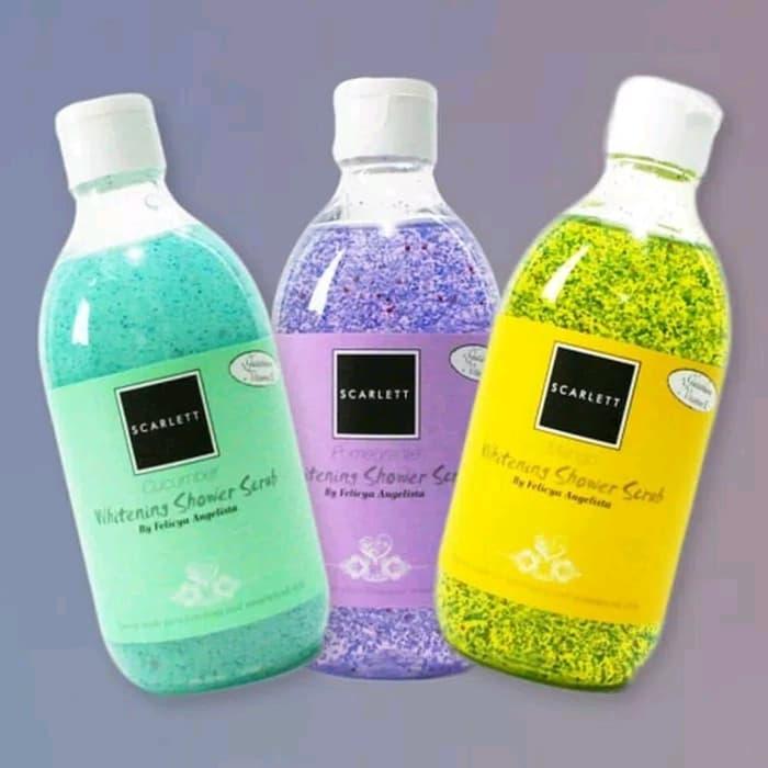 Scarlett Whitening Shower Scrub By Felicya Angelista 100% Original By Sabil Kosmetik Shop.