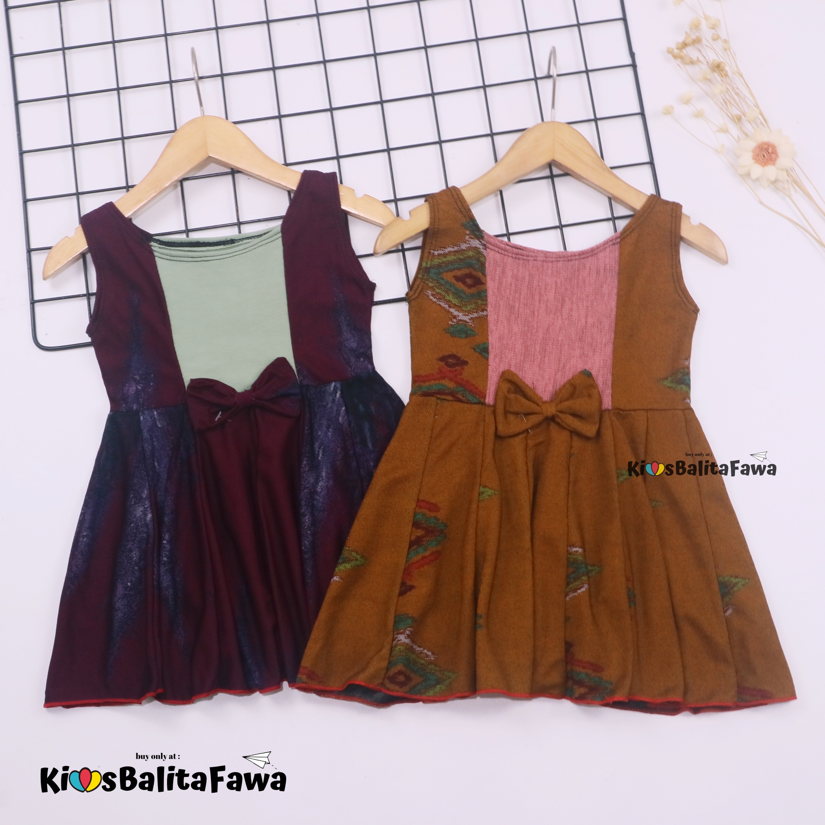 BATIK) Dress Clairine Baby Uk 6-12 