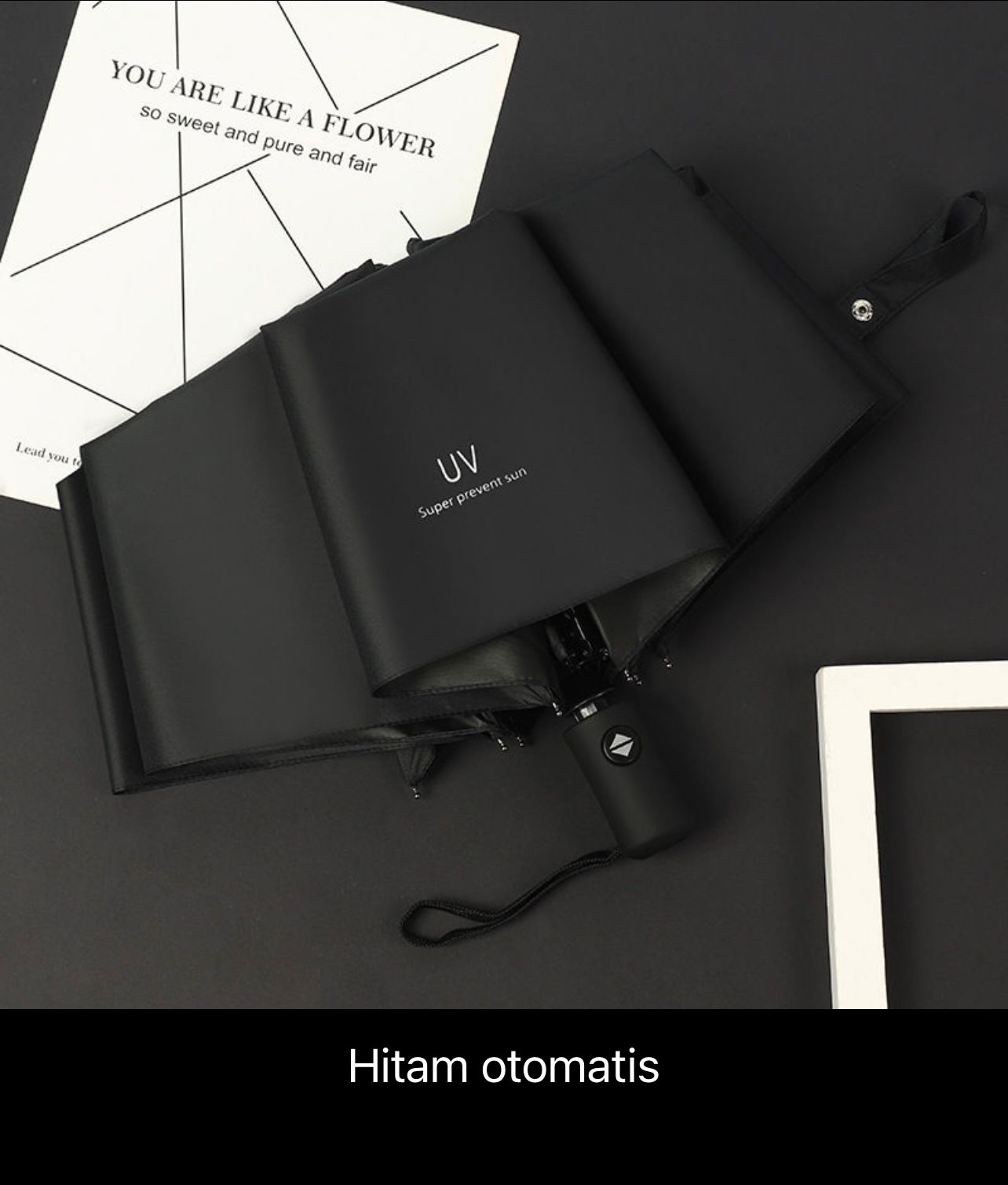 Payung Lipat Otomatis Anti UV / Payung Otomatis Buka Tutup Anti UV