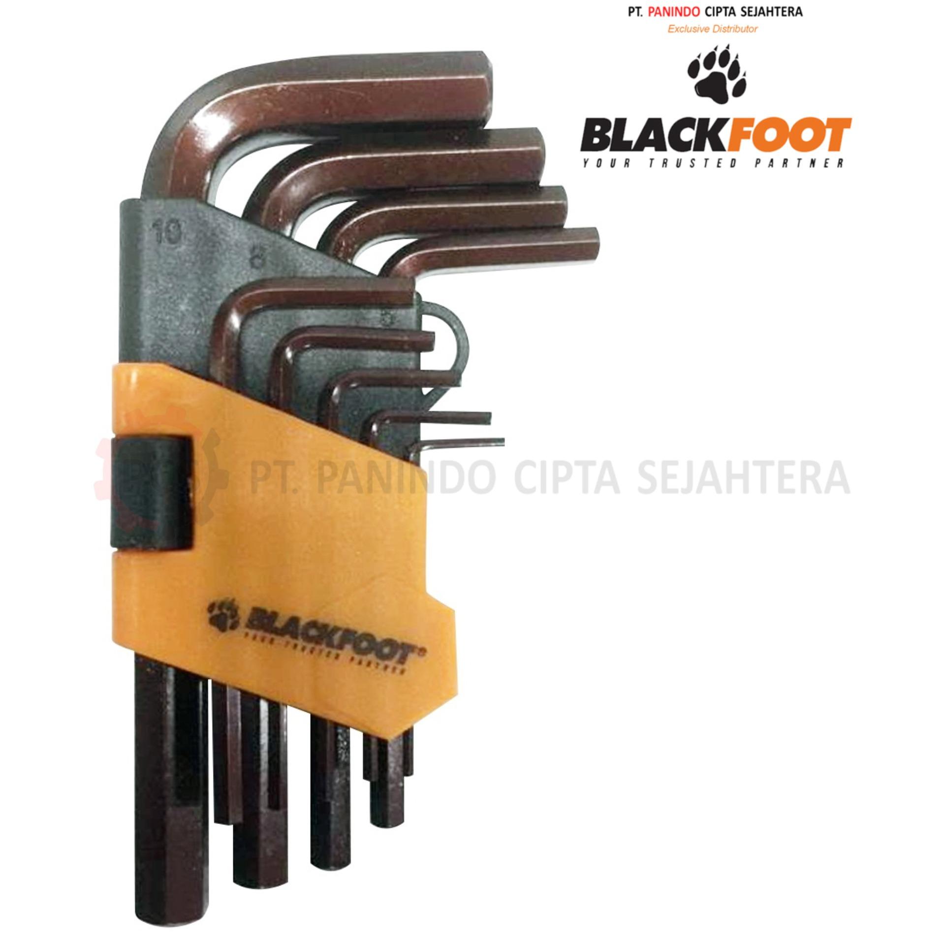 Blackfoot Hex Key Wrench Set Kunci L Set 9 Pcs 1 5 Mm 10 Mm Lazada Indonesia