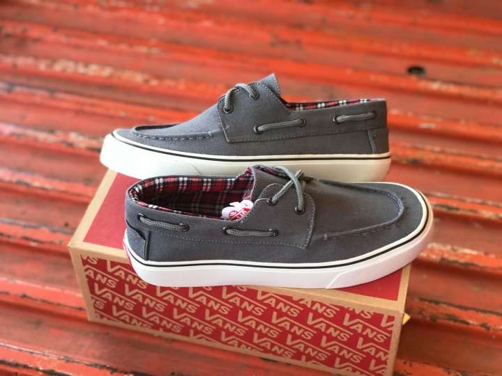 vans zapato grey