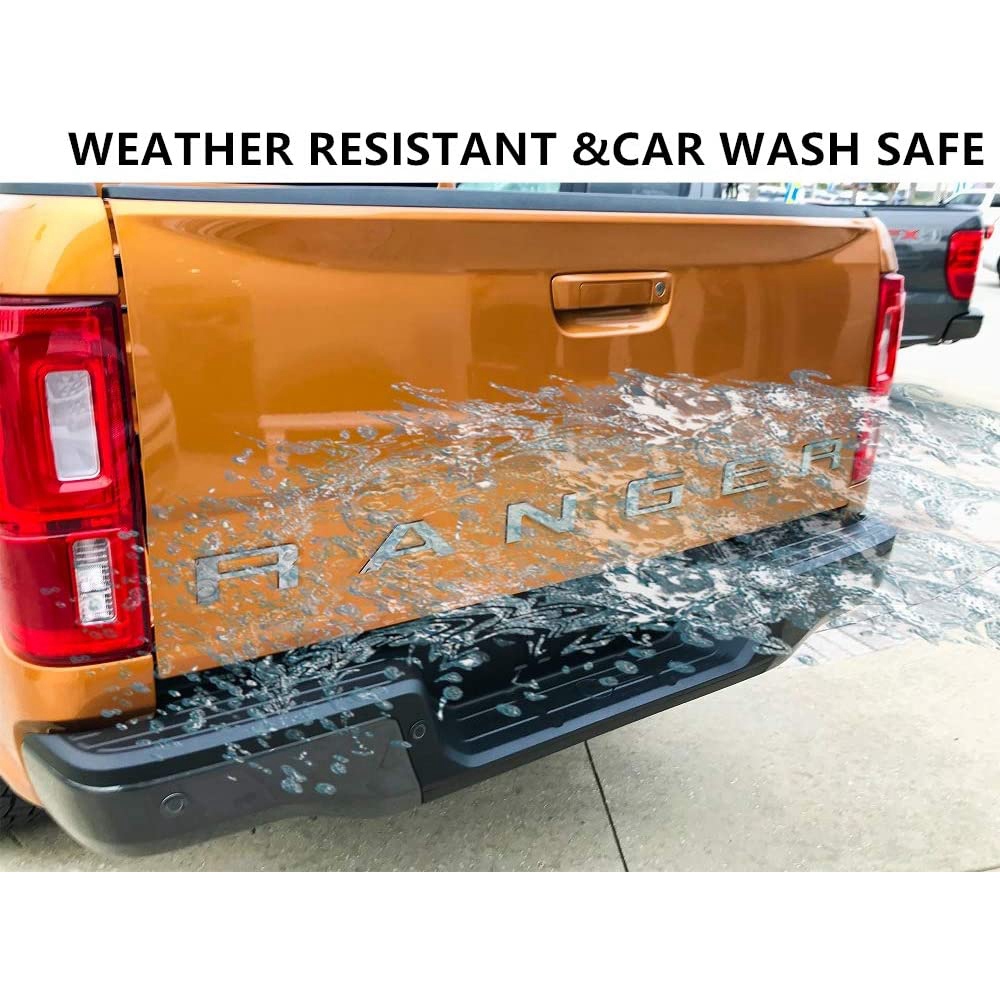 Chữ Chèn Cổng Sau Đề Can Nâng & Đề Can 3D Cho Ford Ranger 2019 2020, Biểu Tượng Cổng Sau Chữ Cái