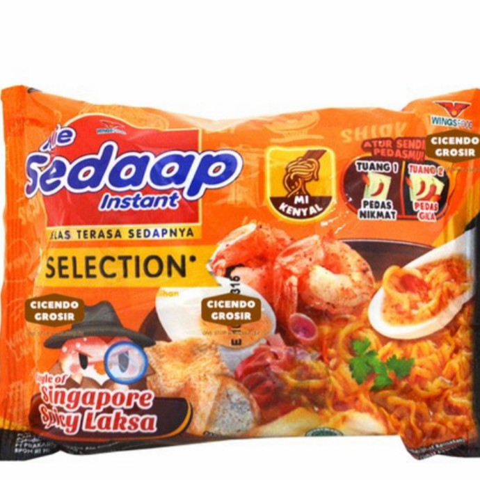 Mie Sedaap Selection Singapore Spicy Laksa Per Pcs | Lazada Indonesia