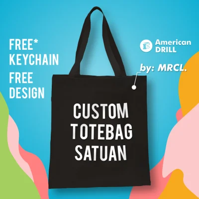 Marc Leon Official - Custom Tote Bag / Tas Wanita / Tas Selempang / Tote Bag / Tote Bag Wanita / Tote Bag Kanvas / Tote Bag Korea / Tote Bag KPOP