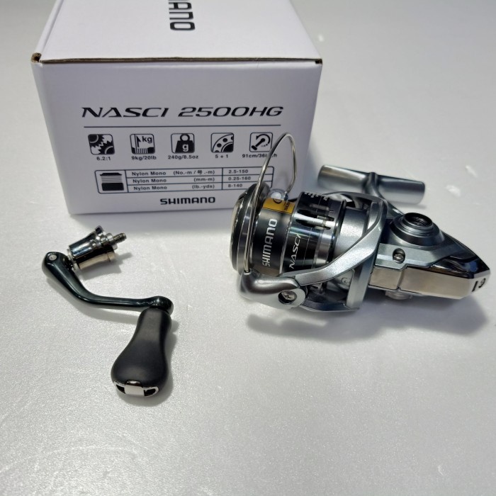 リール Shimano 17 NASCI 2500HGS-B Shimano - NASCI 2500 HG Spinning
