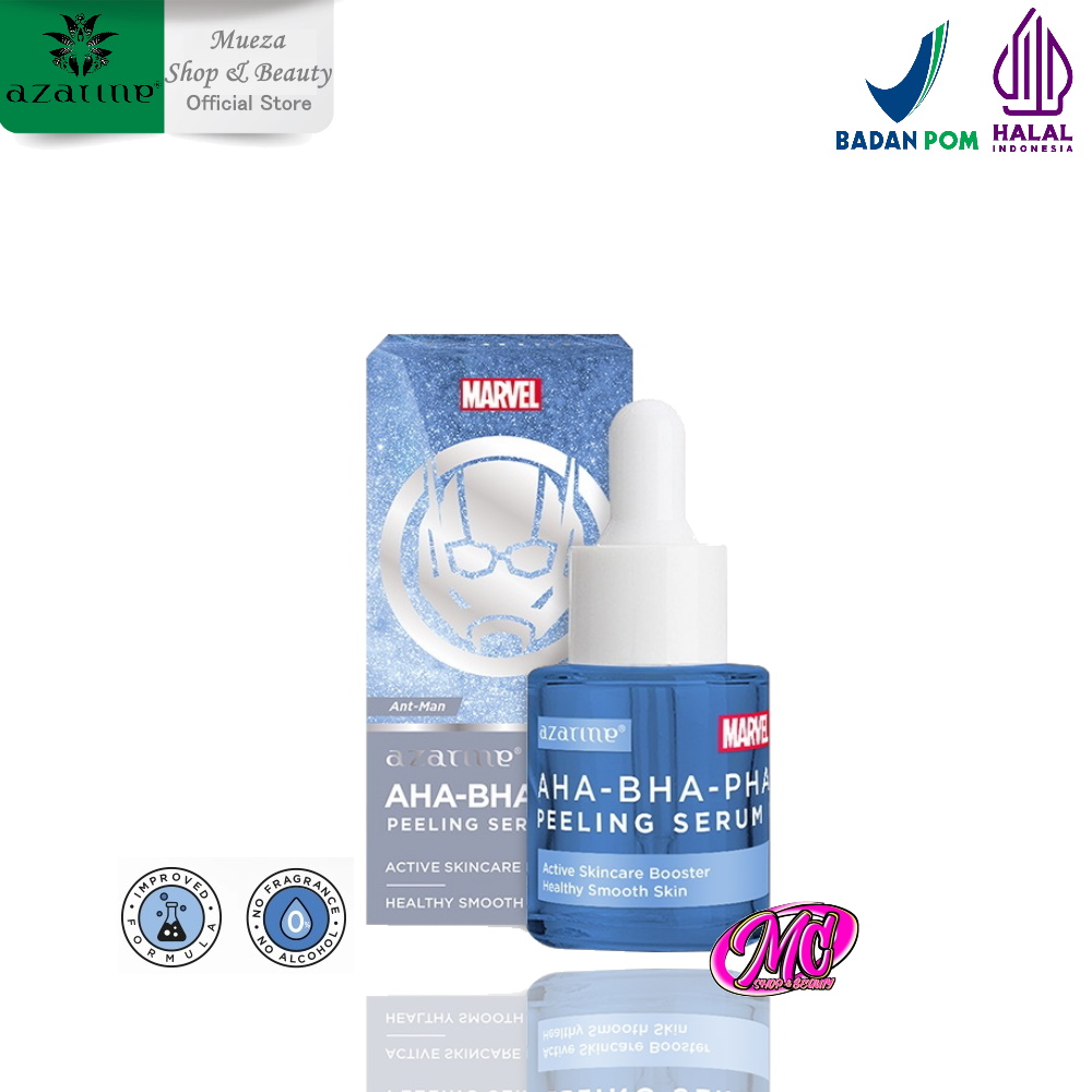Azarine AHA BHA Miraclear Herbal Peeling Serum 20ML (Serum Pencegah ...