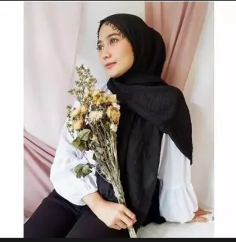 Bisa Cod Hijab Pasmina Crinkle Jilbab Pashmina Crinkle Rawis Kusut Warna Terlengkap Lazada Indonesia