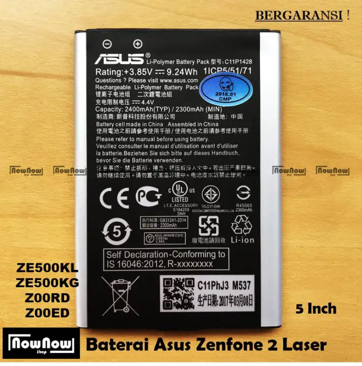 Baterai Asus Zenfone 2 Laser 5 Inch Ze500kl Ze500kg Z00rd Z00ed 1cp55171 Original Batre Batrai Battery Hp Zenphone Inci Lazada Indonesia