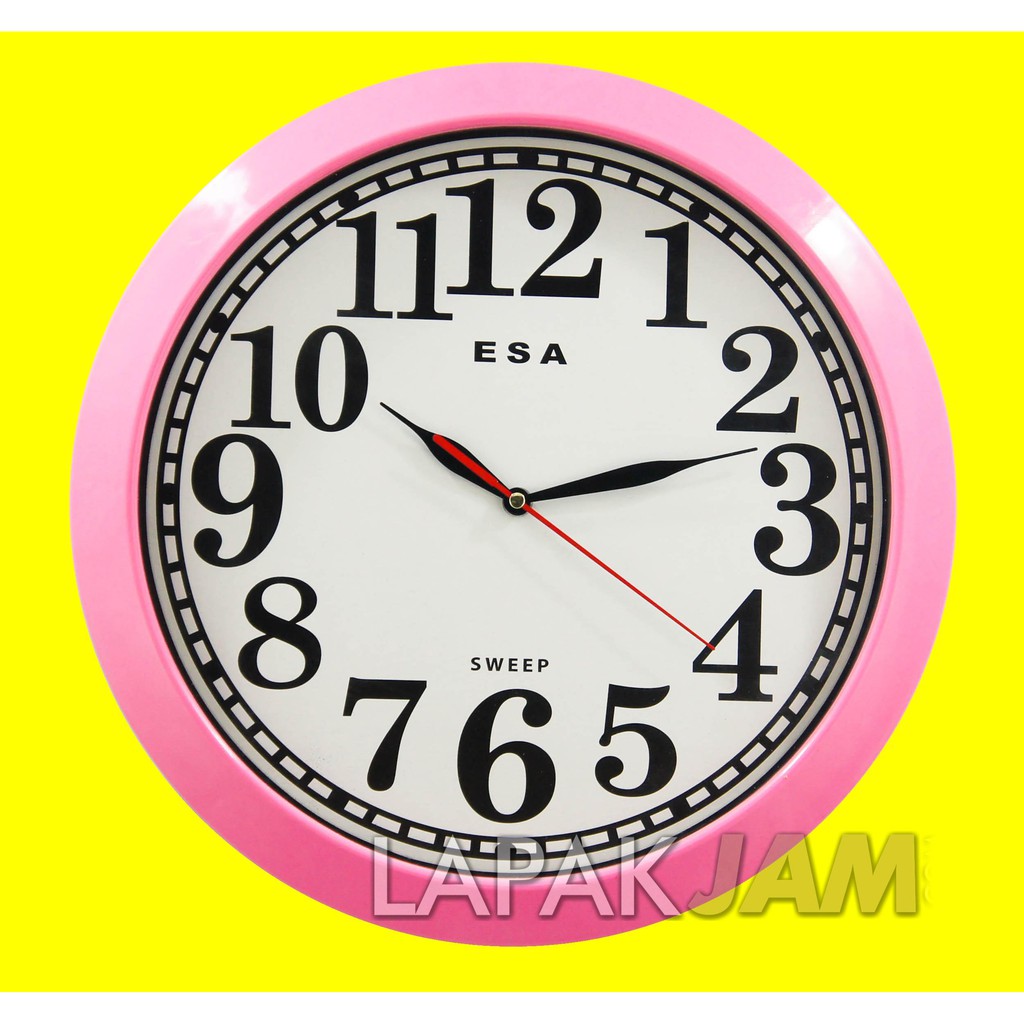 Orvile Jam Dinding Polos Warna Pink Kuning Dekorasi Rumah Bagus Wall Clock Sweep Movement Esa 333 Spcl Sp3918940081 Lazada Indonesia