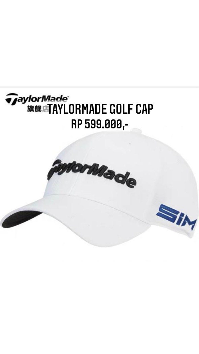 Diskon Taylormade Golf Cap Topi no 