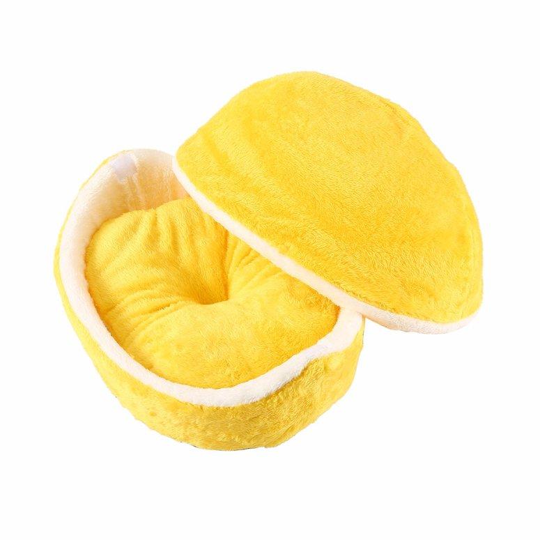 Hot Sale Washable Hamburger Pet Dog Bed with Detachable Cover Dog Cat Cushion Pillow Puppy House Sleeping Bag Winter Soft Warm Kennel