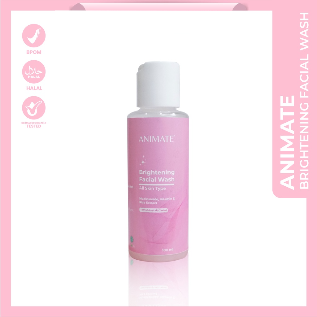 Animate Brightening Facial Wash 100 ml Lazada Indonesia
