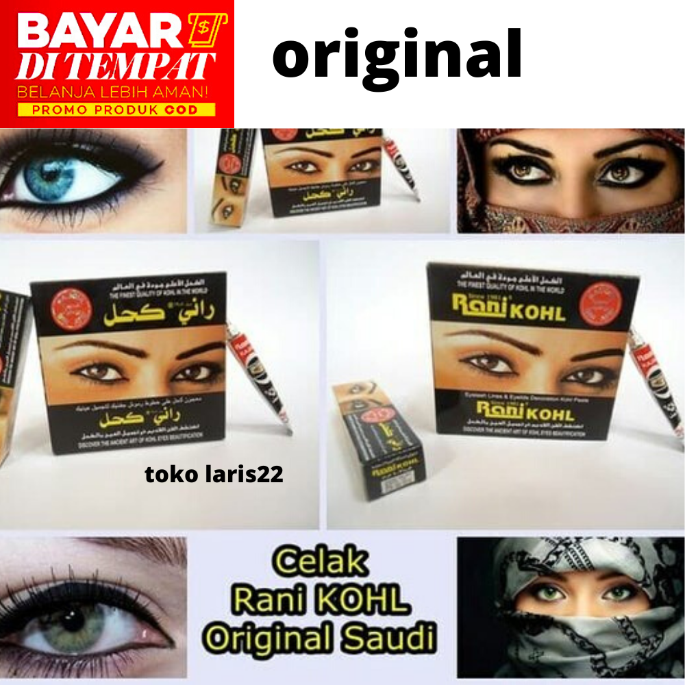 Rani Kajal Kohl Kone Eyelash And Eyelids Paste Celakcelak Mata Rani Lazada Indonesia 9518