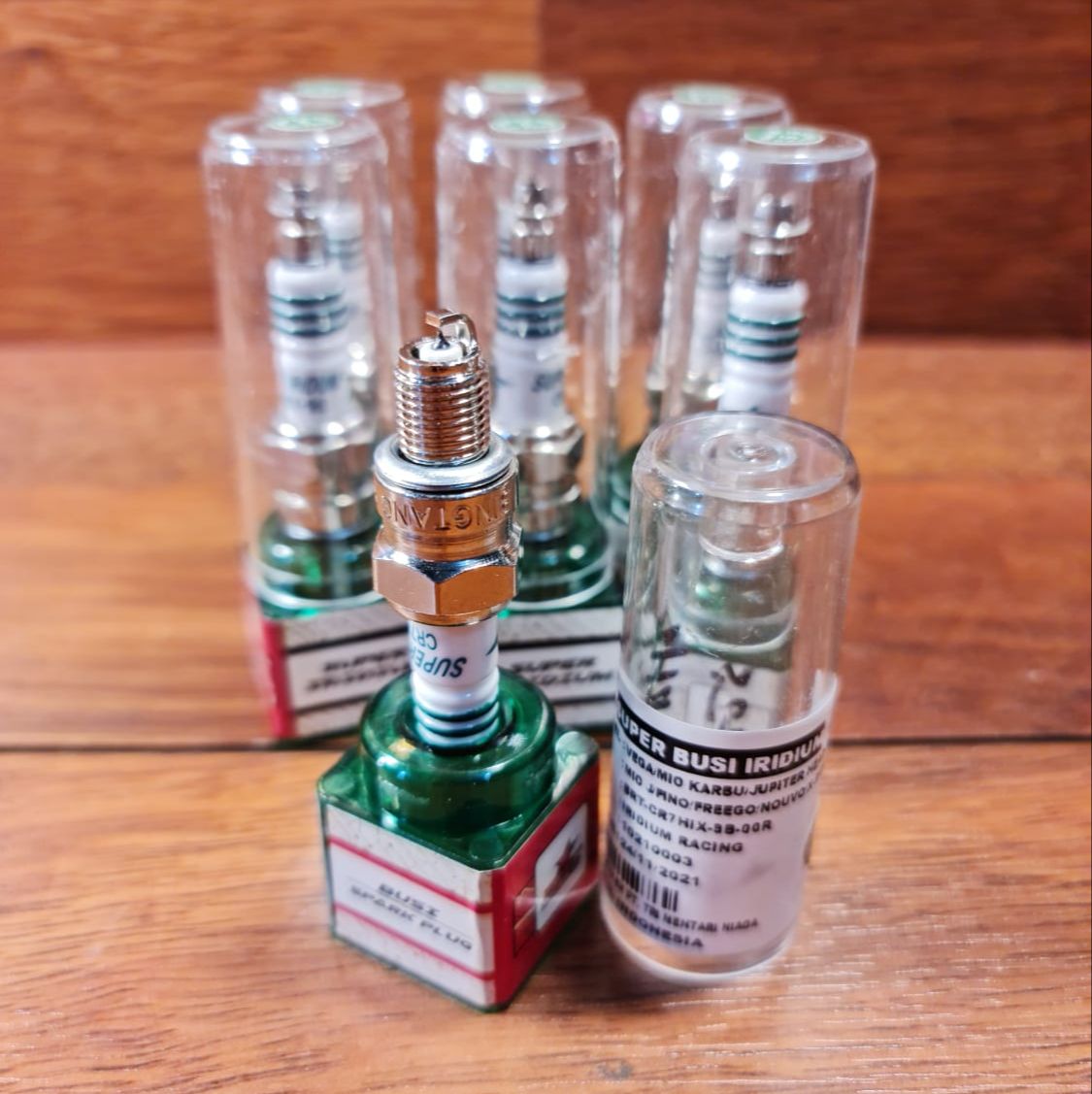 (BRT) BUSI RACING SUPER IRRIDIUM SPARK PLUG KLX CRF TRACKER JUPITERZ