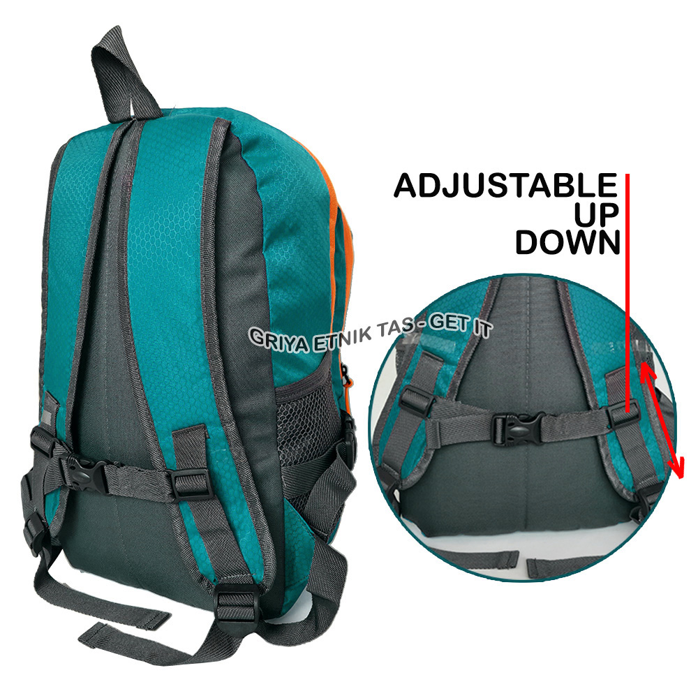 Promo Tas Ransel Pria Tas Punggung Cowok Daypack 25 L Backpack Outdoor  Keren - Hijau - Kota Bandung - Argaloka Store