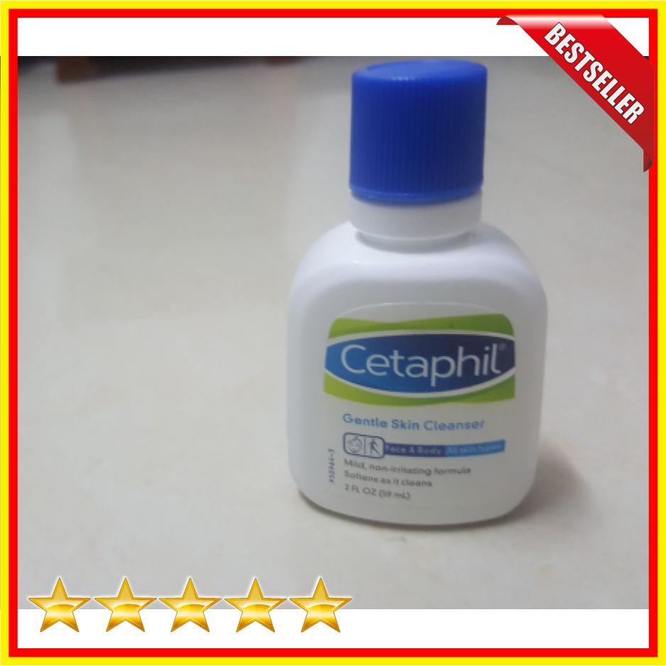 Cetaphil Gentle Skin Cleanser - 59ml - Produk Cleanser, Kulit Halus Seperti Kapas - BX50524