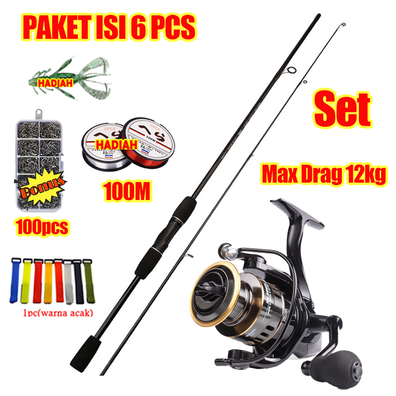 Pancing 1 Set Lengkap Kuat/joran Pancing 1 Set Murah/Set Alat Pancing ...