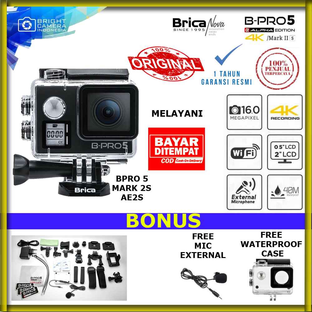Action Camera Brica B-Pro Alpha Edition 4K Mark IIS AE2S