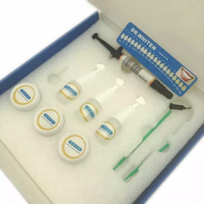 Bright Bleaching Teeth/ Bahan Pemutih Gigi Dr.Whiten Whitening Kit