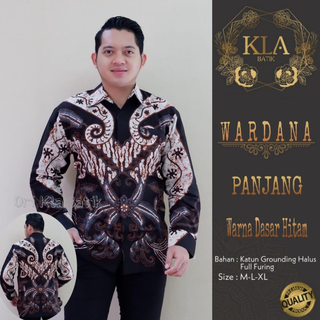 BATIK WARDANA / Kemeja Batik Seragaman / Kemeja Batik Pria Lapis Furing ...