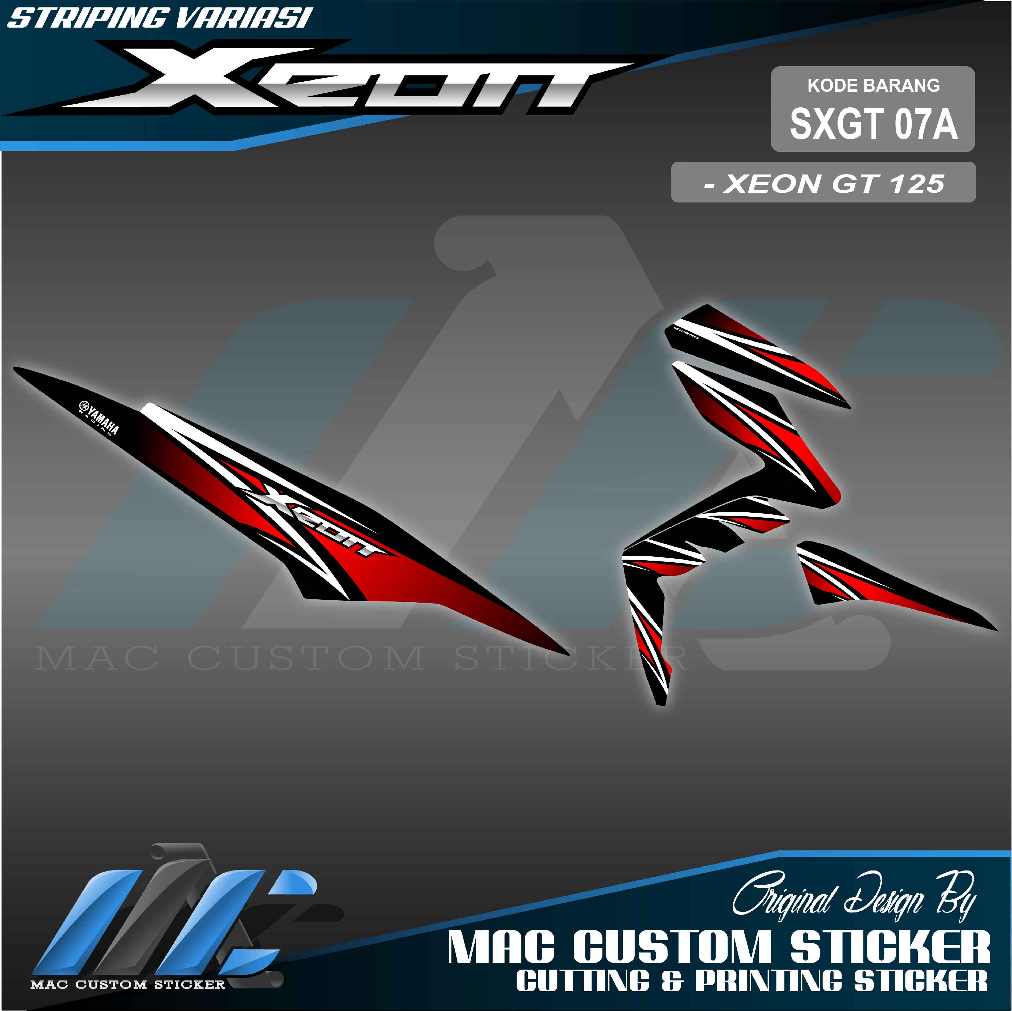STRIPING VARIASI XEON GT 125 SXGT 07 Lazada Indonesia