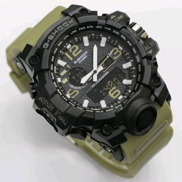 FASHION PRIA WANITA SPORTY CASUAL JAM TANGAN GS G_shock_Gs Strap Rubber Halus YELLOW HITAM KUNING BLACK DUALTIME GWG1000 TERLARIS Gwg-1000